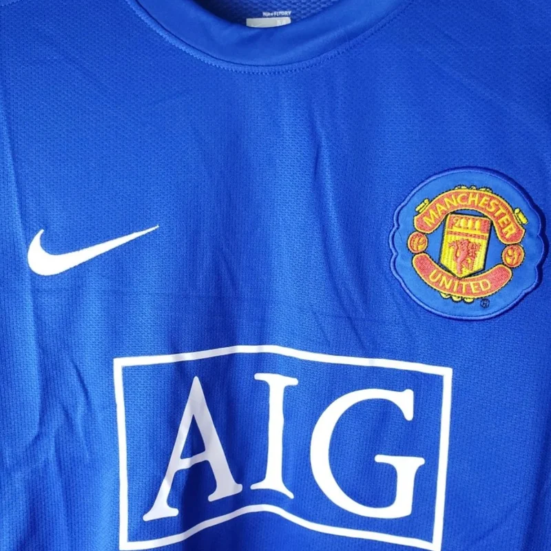 Manchester United Langarm Auswärtstrikot 2008/09 Herren Fan-Version (Retro)
