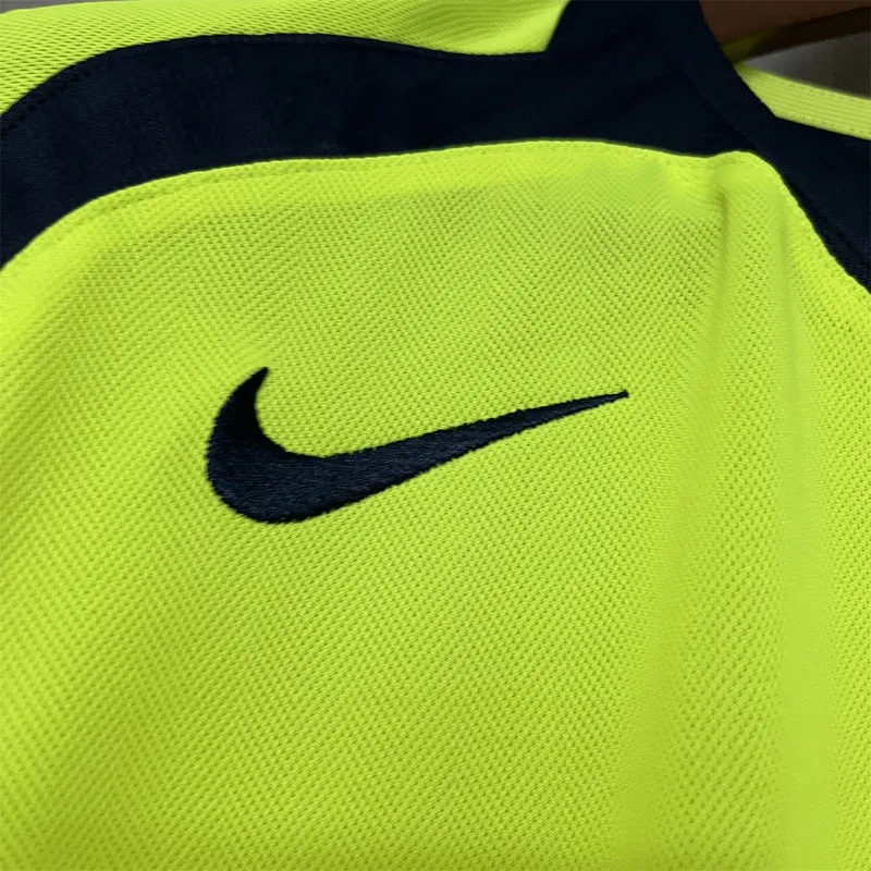 Barcelona Auswärtstrikot 2005/06 Herren Fan-Version Grün (Retro)