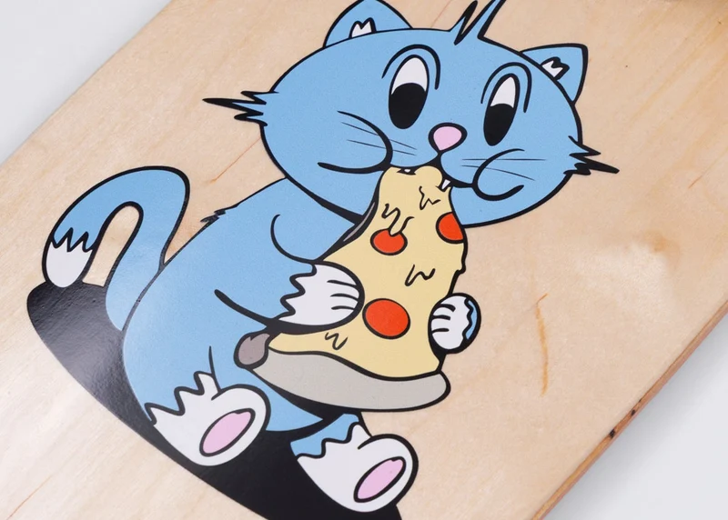 Corkgrip Kids Cruiser, PIZZA CAT - 24.75"