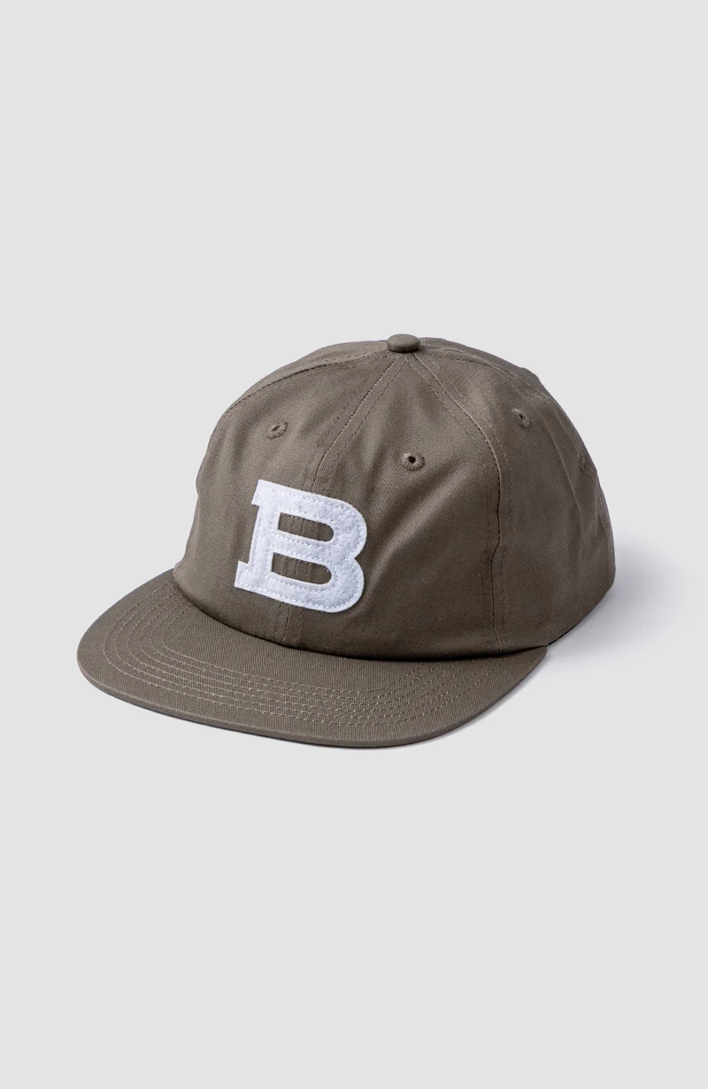 FELT B' SIX PANEL CAP - Forest