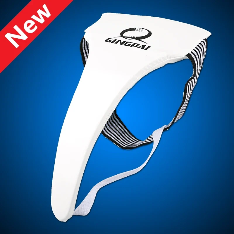 GINGPAI SPORT Tiefschutz für Damen und Herren – Weiß