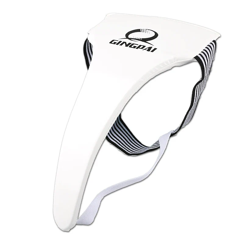 GINGPAI SPORT Tiefschutz für Damen und Herren – Weiß