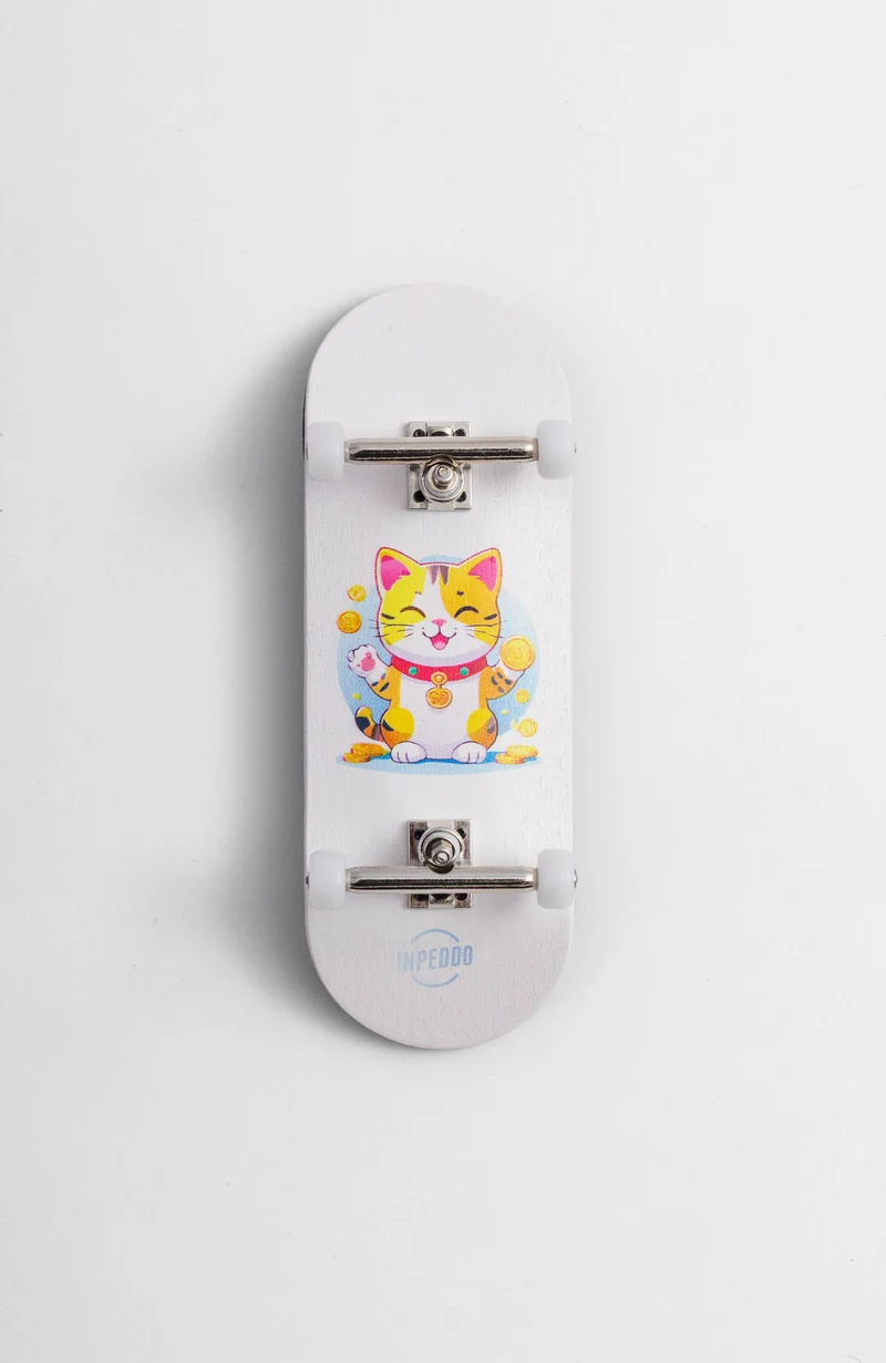 Fingerboard Compl. 3rd Gen, LUCKY CAT - 34mm