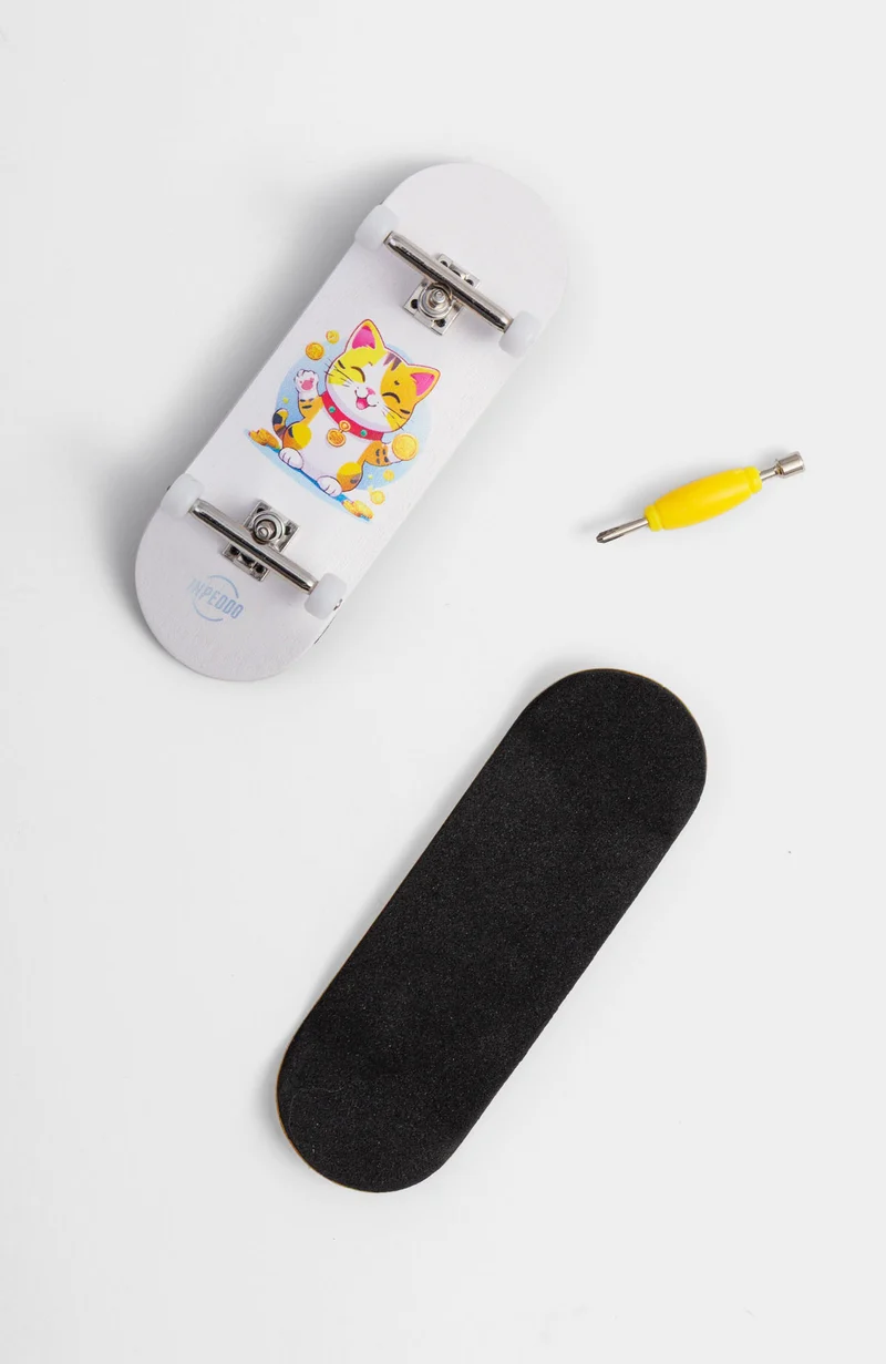Fingerboard Compl. 3rd Gen, LUCKY CAT - 34mm