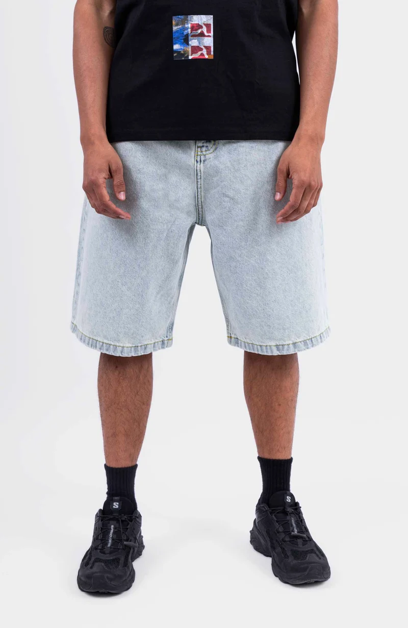 Denim Shorts - Sky Blue