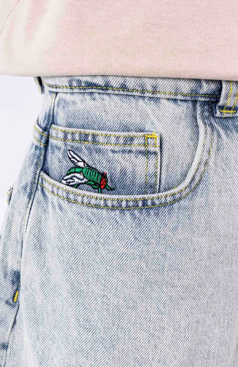 Denim Shorts - Sky Blue