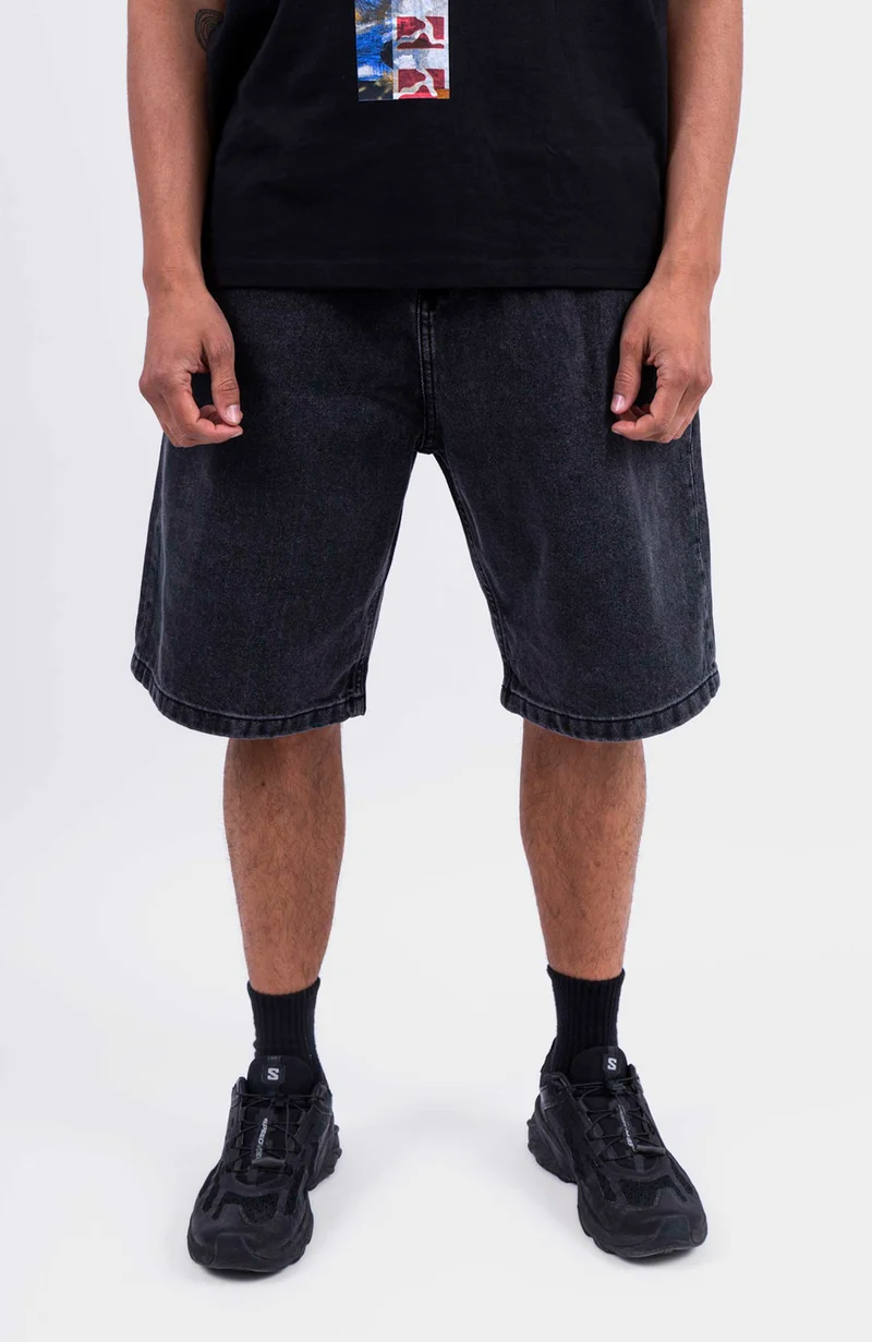 Denim Shorts - Black