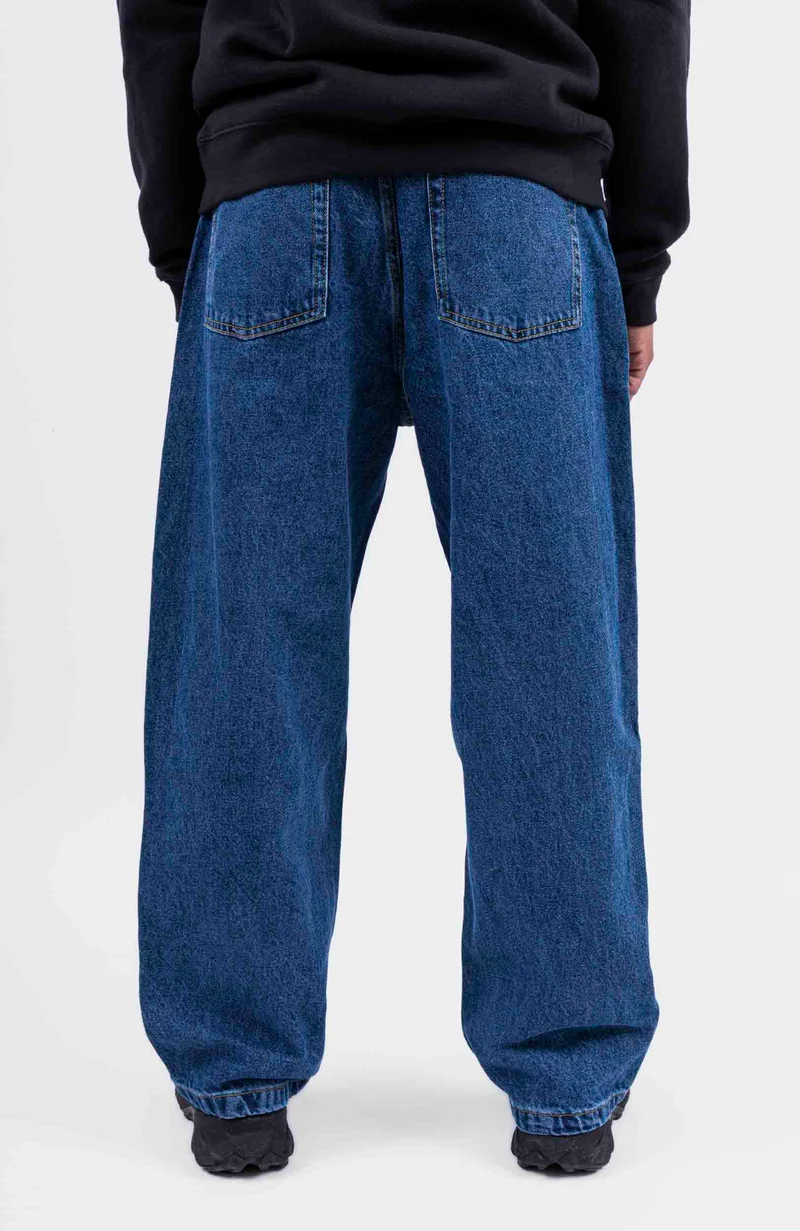 Denim Baggy Pants - Stone Blue