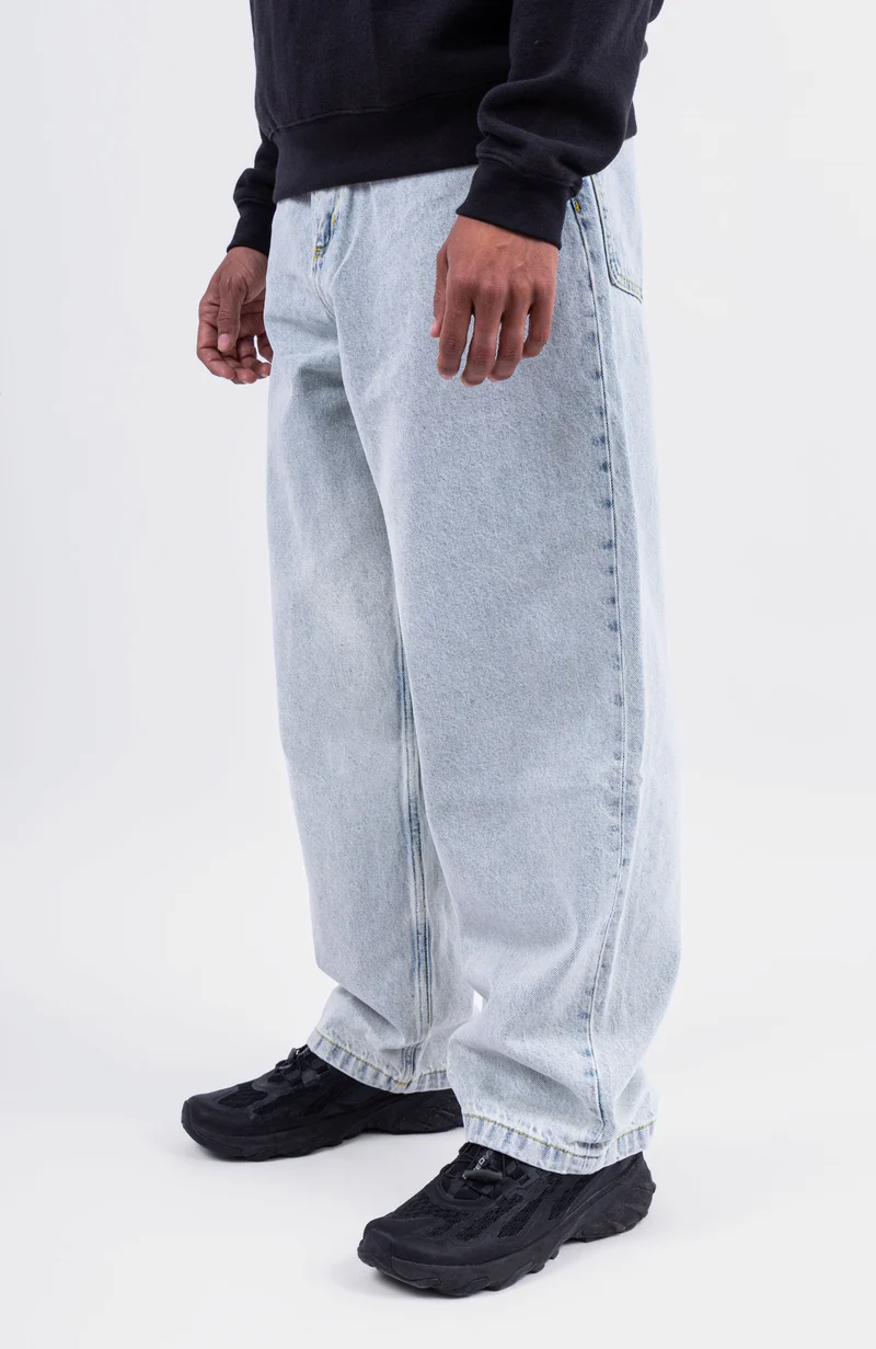 Denim Baggy Pants - Sky Blue