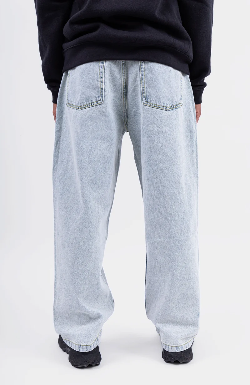 Denim Baggy Pants - Sky Blue