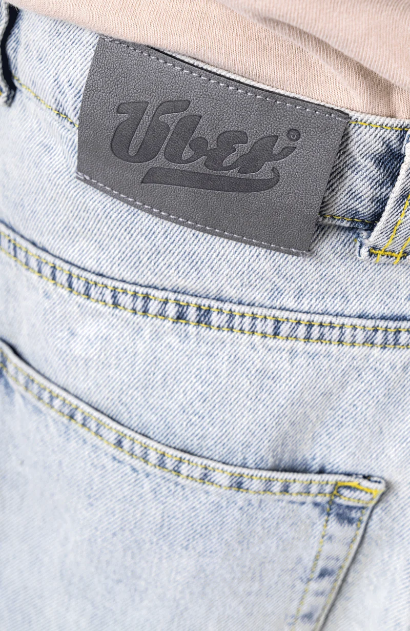 Denim Baggy Pants - Sky Blue