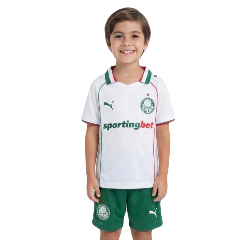 Palmeiras Kinder-Set Auswärtstrikot 26/27 Trikot und Shorts