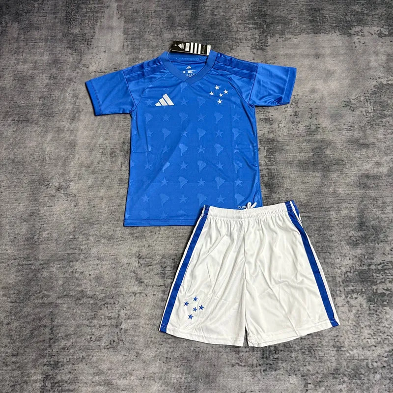 Cruzeiro Kinder-Set Heimtrikot 26/27 Trikot und Shorts