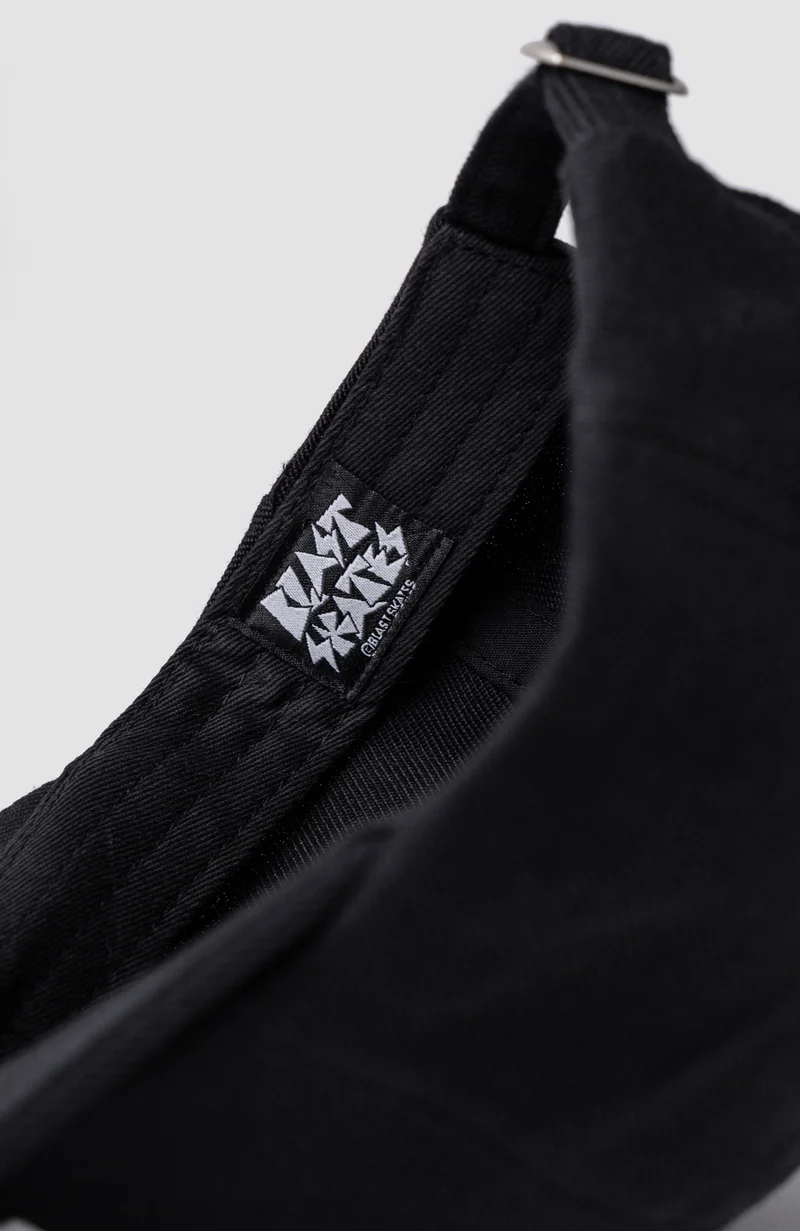 FELT B' SIX PANEL CAP - Black