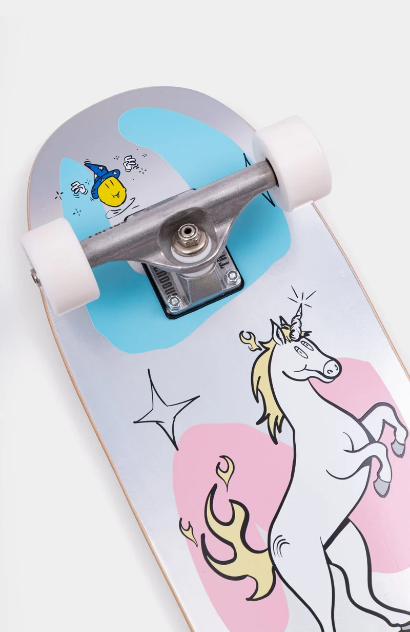 Corkgrip Kinder Skateboard, UNICORN DELUXE - 24.75"