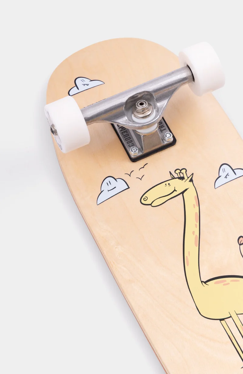 Corkgrip Kinder Skateboard, GIRAFFE - 24.75"