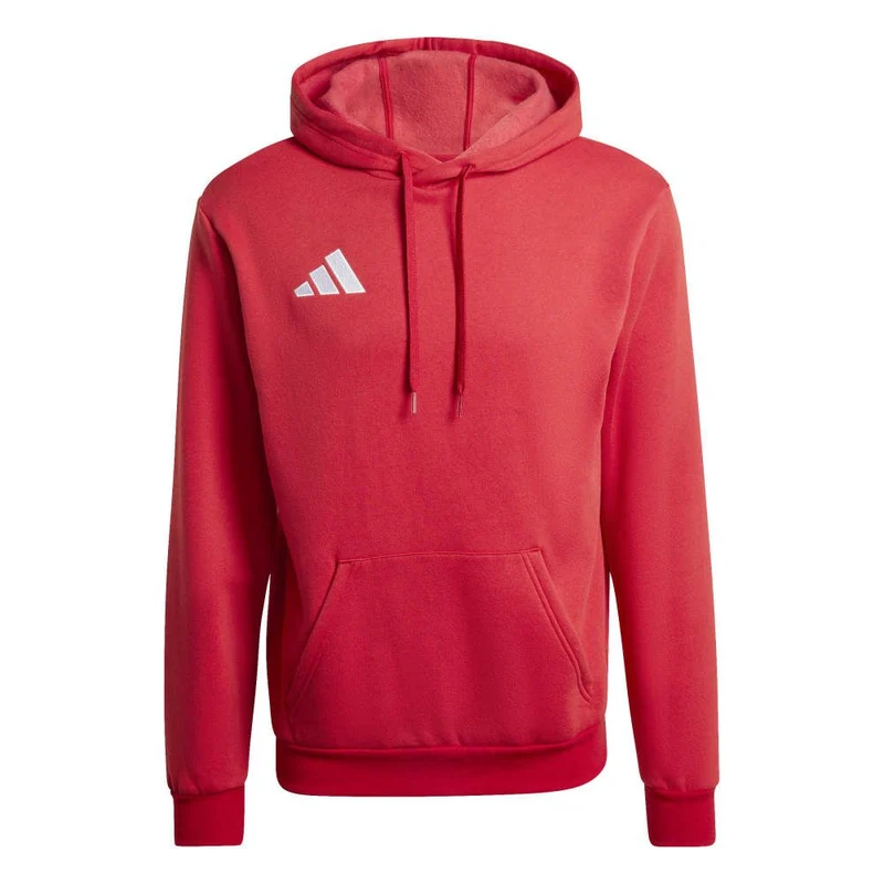 Adidas Entrada 26 - Hoodie - rot/weiß