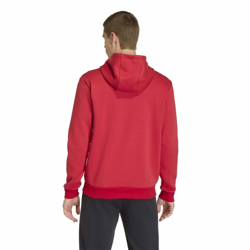 Adidas Entrada 26 - Hoodie - rot/weiß