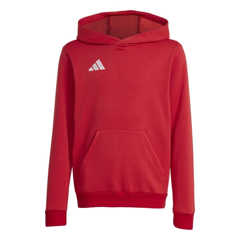 Adidas Entrada 26 - Hoodie - rot/weiß