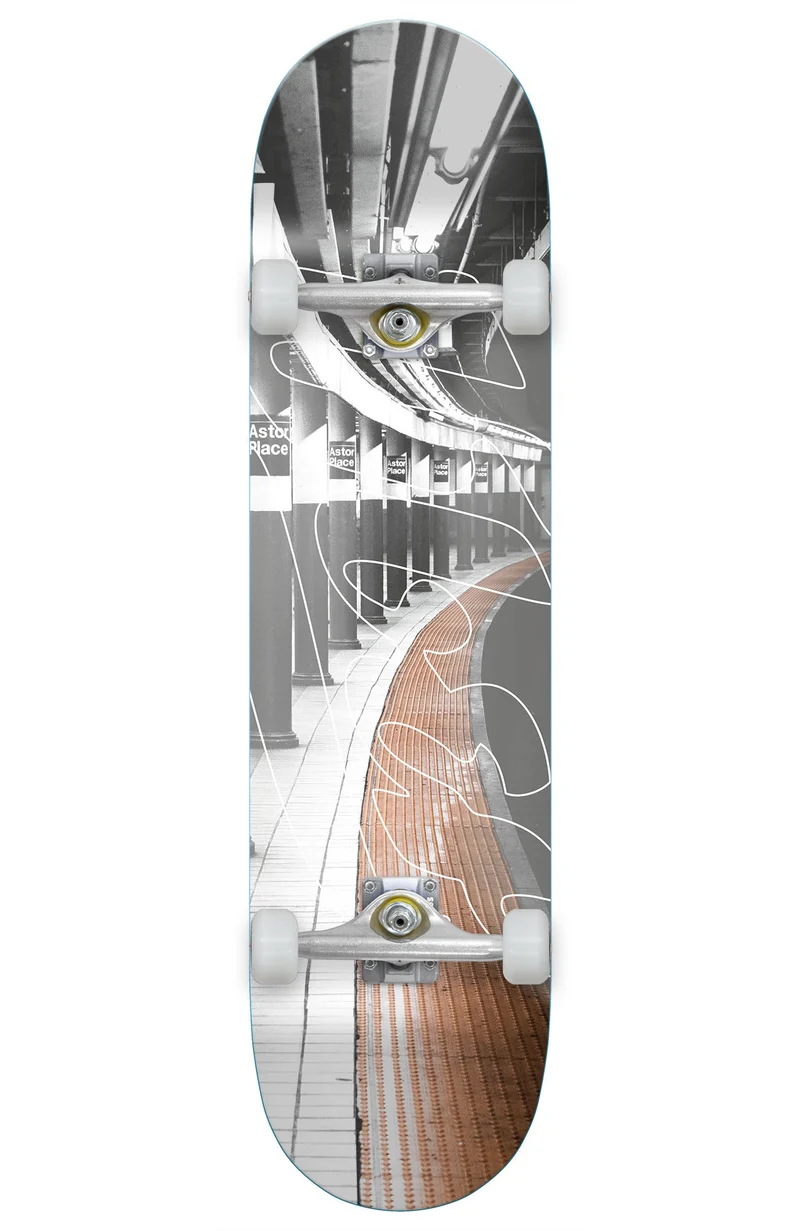 NYC Subway, Skateboard Royal Complete