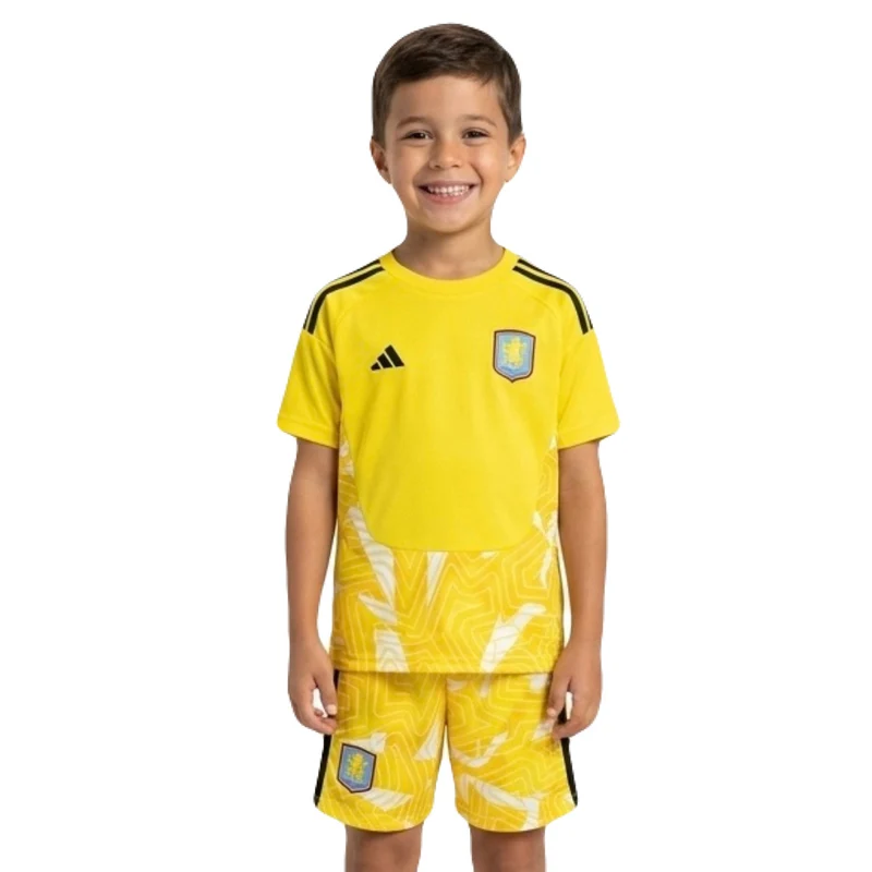 Aston Villa Kinder-Set Torwart 26/27 Trikot und Shorts