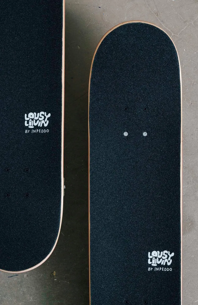 Inpeddo X Lousy Livin, Golden Toast Skateboard Complete