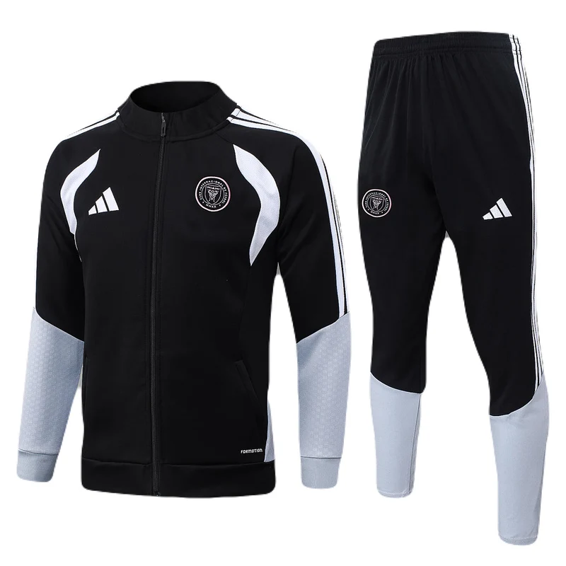 Inter Miami Trainingsanzug 26/27 Jacke und Hose Schwarz