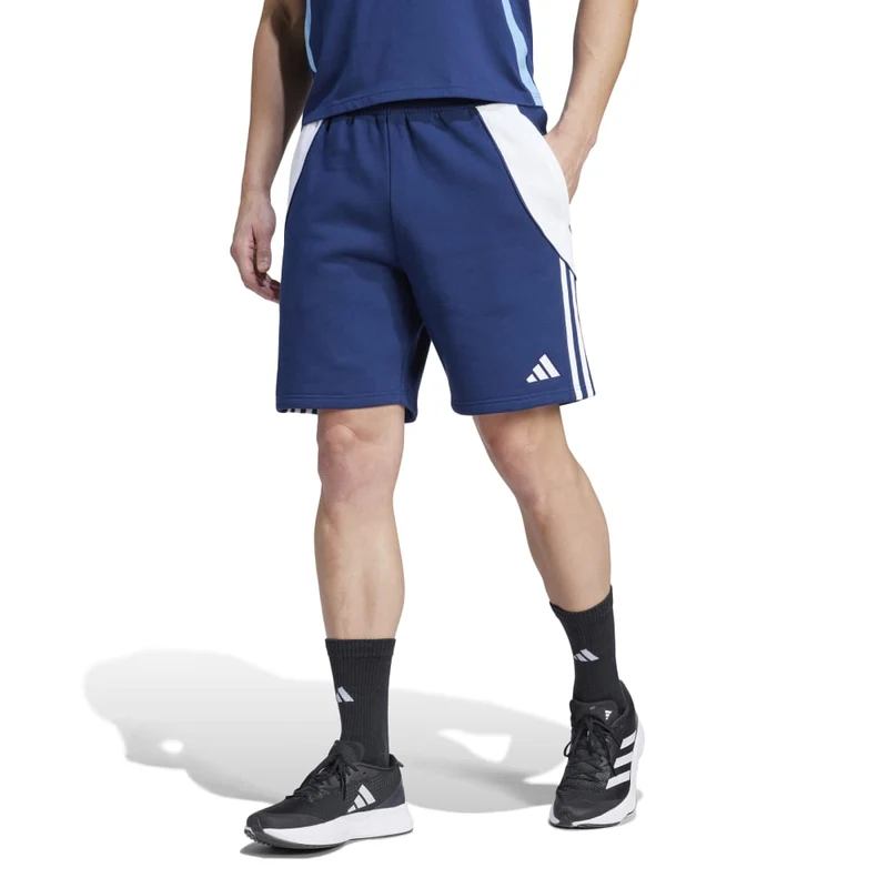 Adidas Tiro 24 - Sweat Shorts - marine/weiß