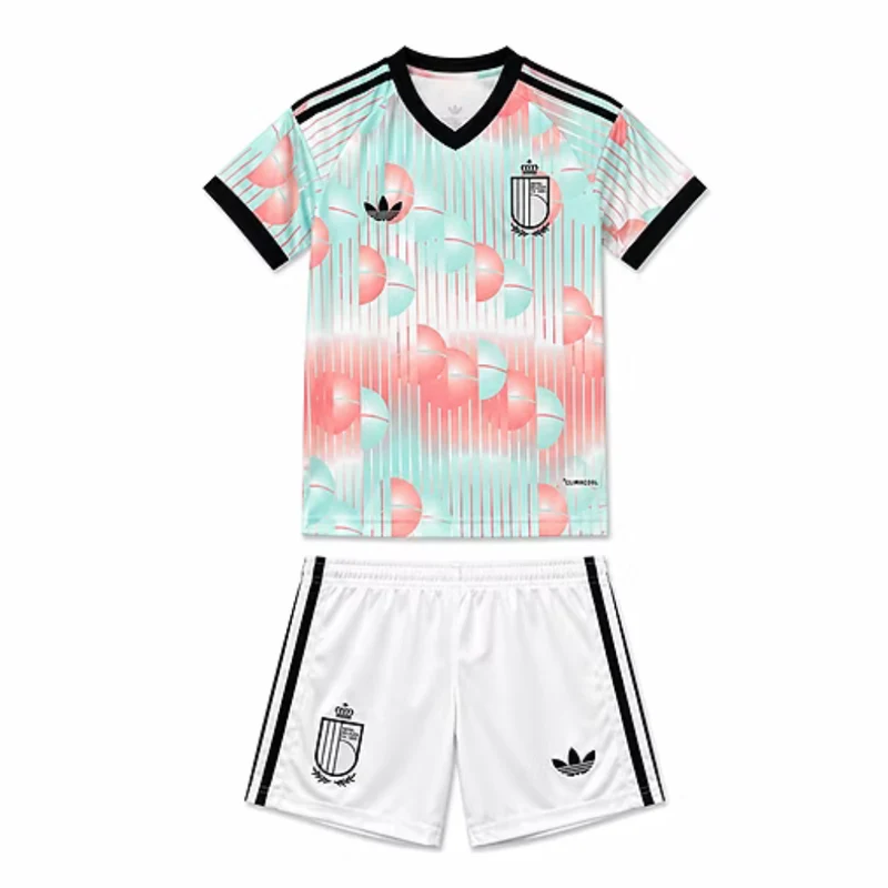 Belgien Kinder-Set Auswärtstrikot 26/27 Trikot und Shorts