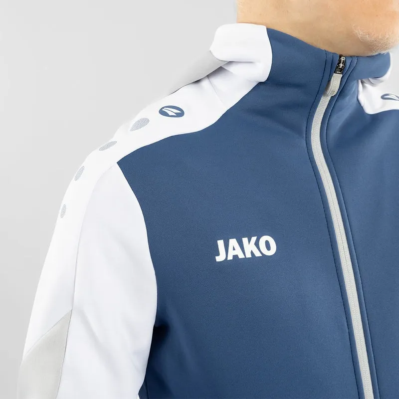 JAKO Kapuzenjacke Dynamic - nachtblau/weiß/hellgrau