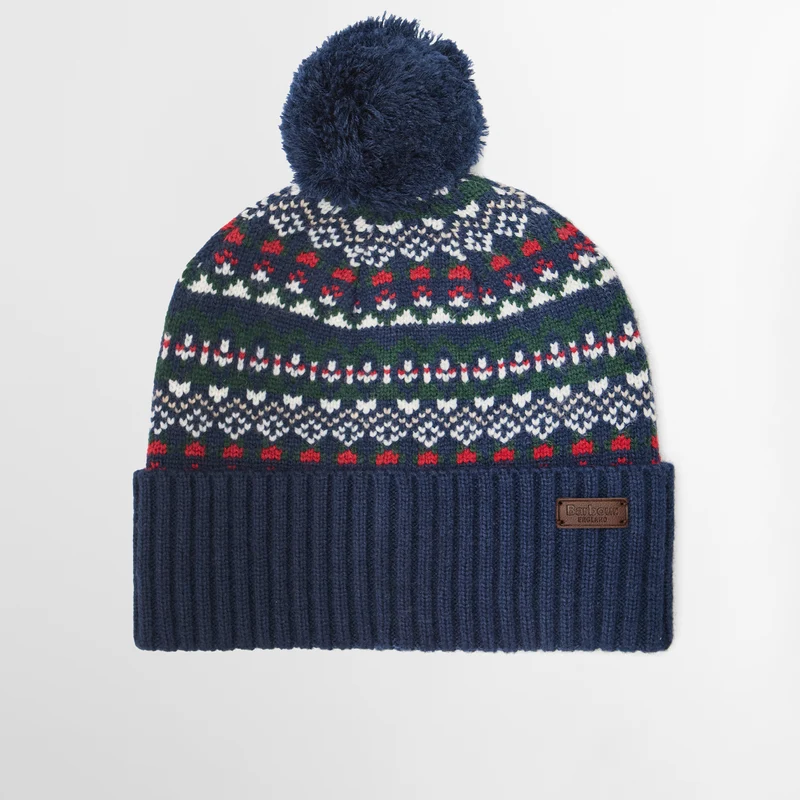 Marlow Fairisle Pom Beanie