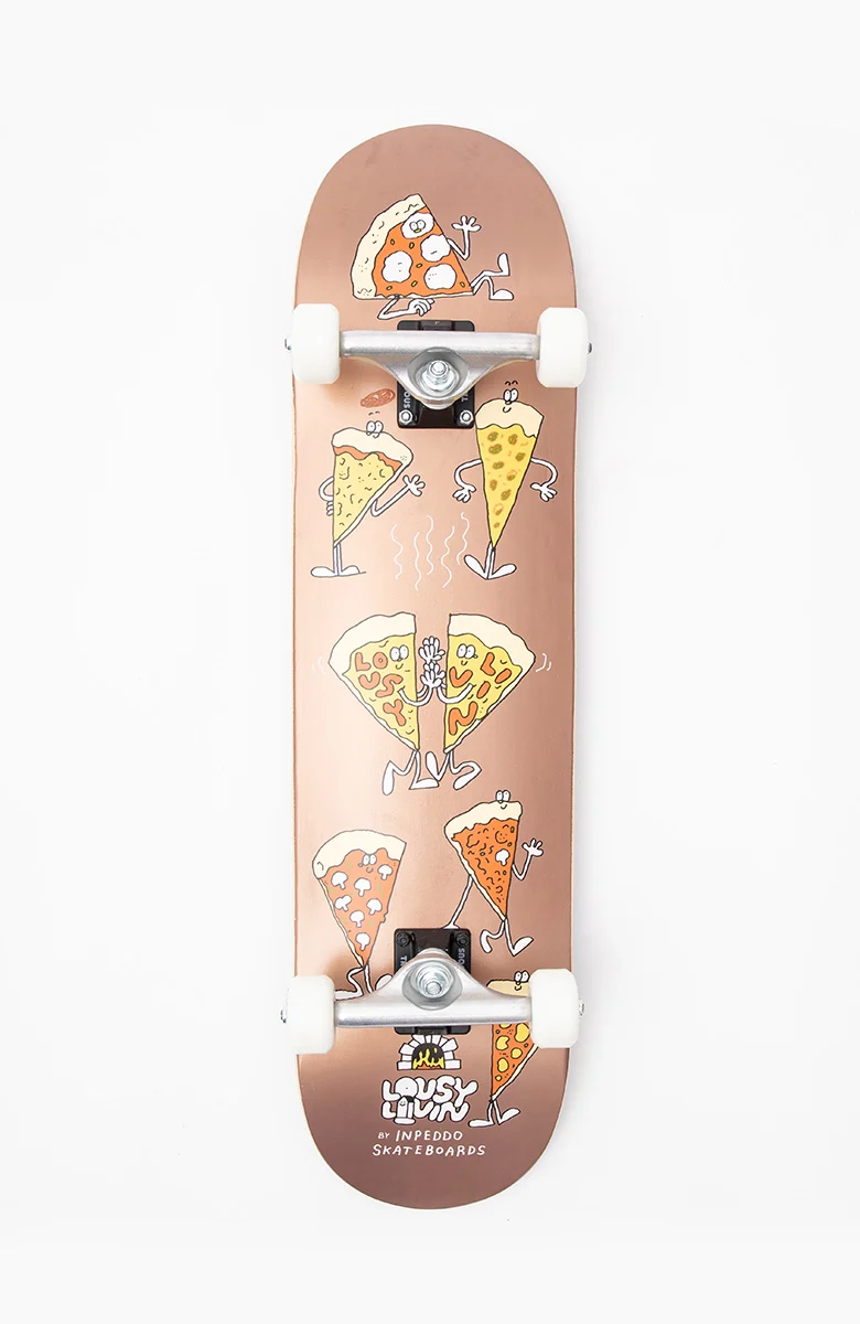 Inpeddo X Lousy Livin - Pizza - Skateboard Complete