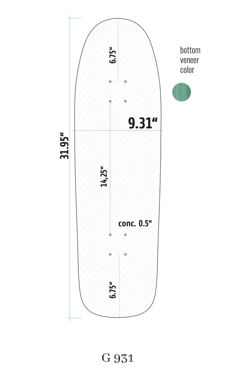G931 Special Shape Blank Deck