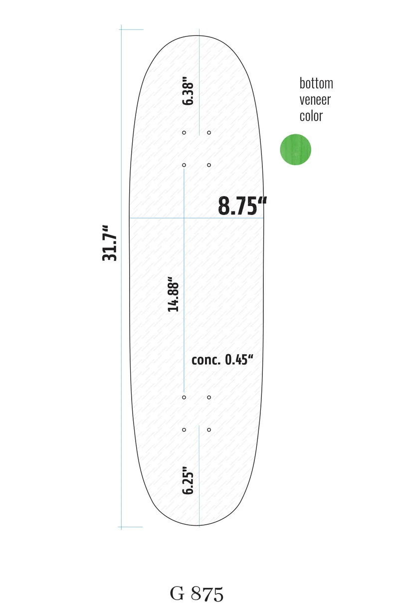 G875 Special Shape Blank Deck