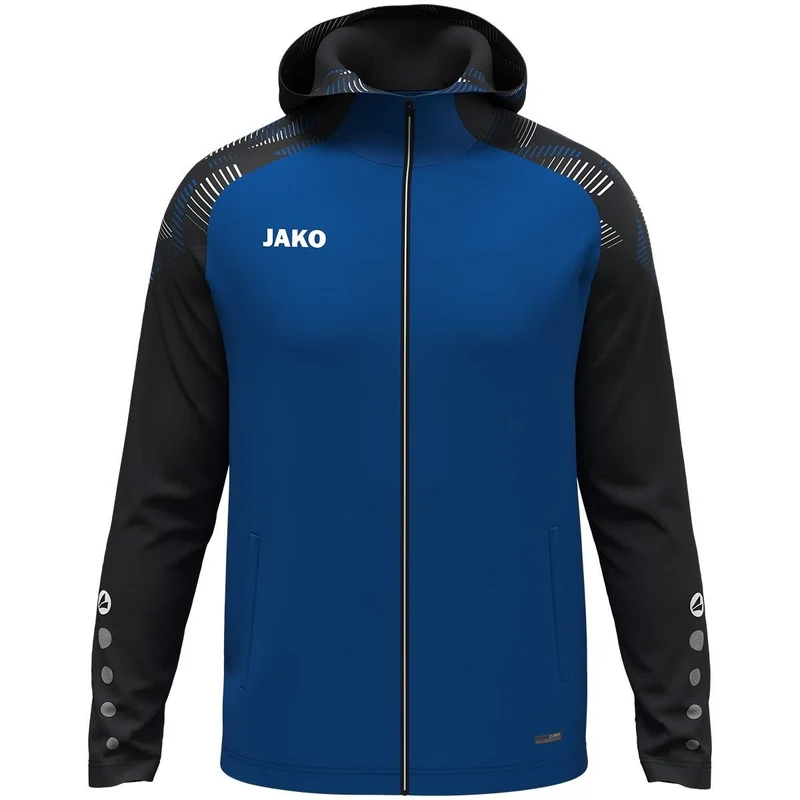 JAKO Kapuzenjacke Sonic - royal/schwarz