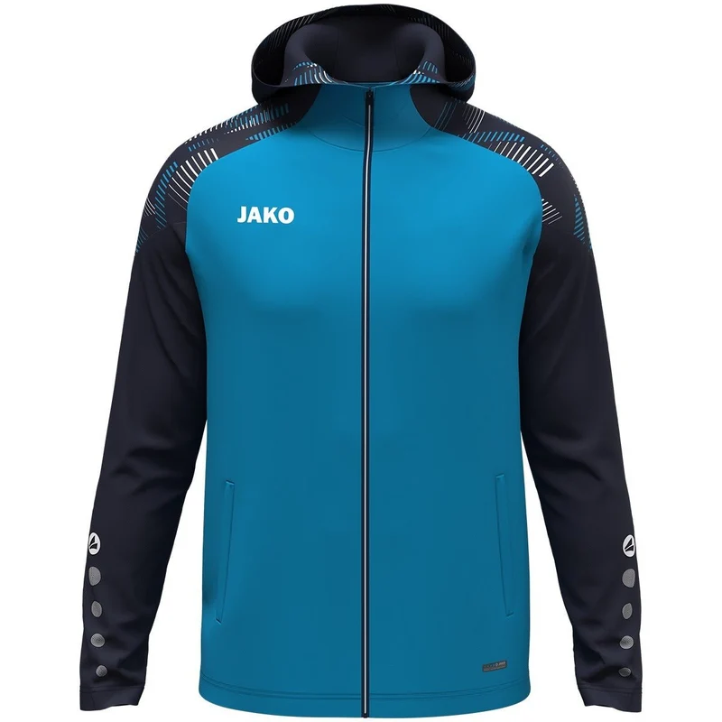 JAKO Kapuzenjacke Sonic - royal/schwarz