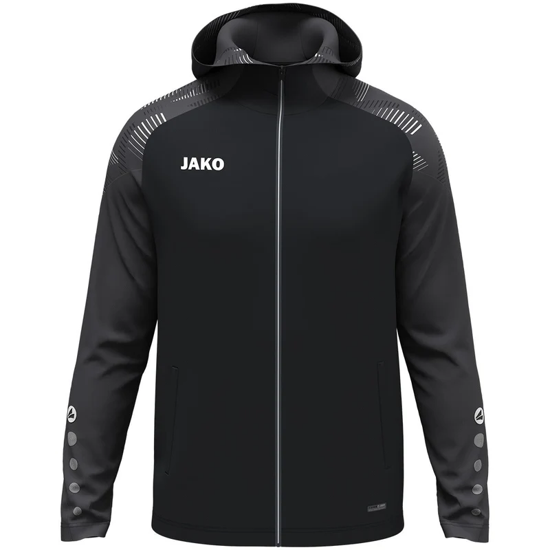 JAKO Kapuzenjacke Sonic - royal/schwarz