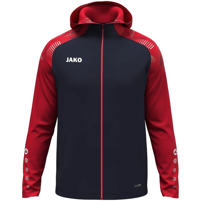 JAKO Kapuzenjacke Sonic - royal/schwarz
