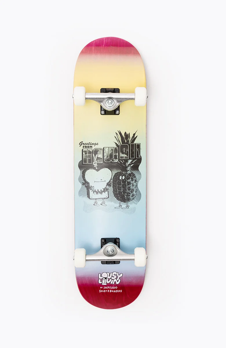 Inpeddo X Lousy Livin - Toast Hawaii - Skateboard Complete
