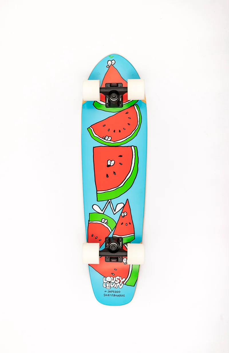 Inpeddo X Lousy Livin, Melon - Cruiser Skateboard 31.125 Mid