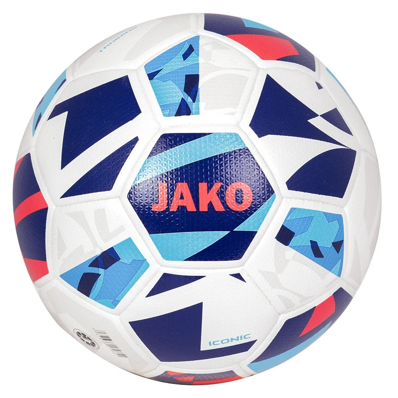 JAKO Trainingsball Iconic weiß/navy/coral 5