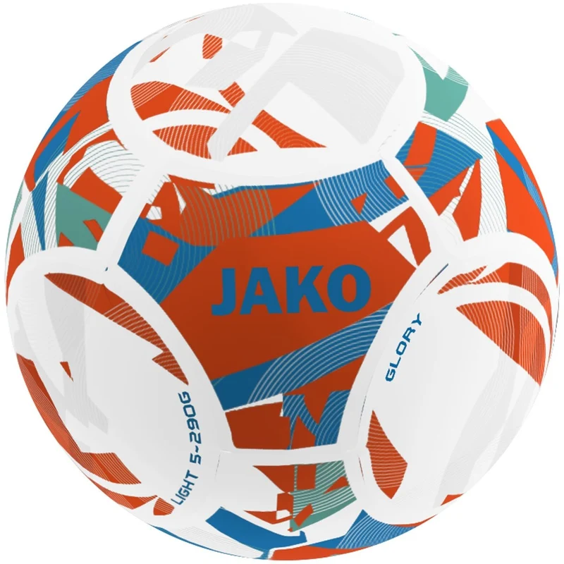 JAKO Lightball Glory 14 Panel, TB - weiß/neonorange/JAKO blau, 290g