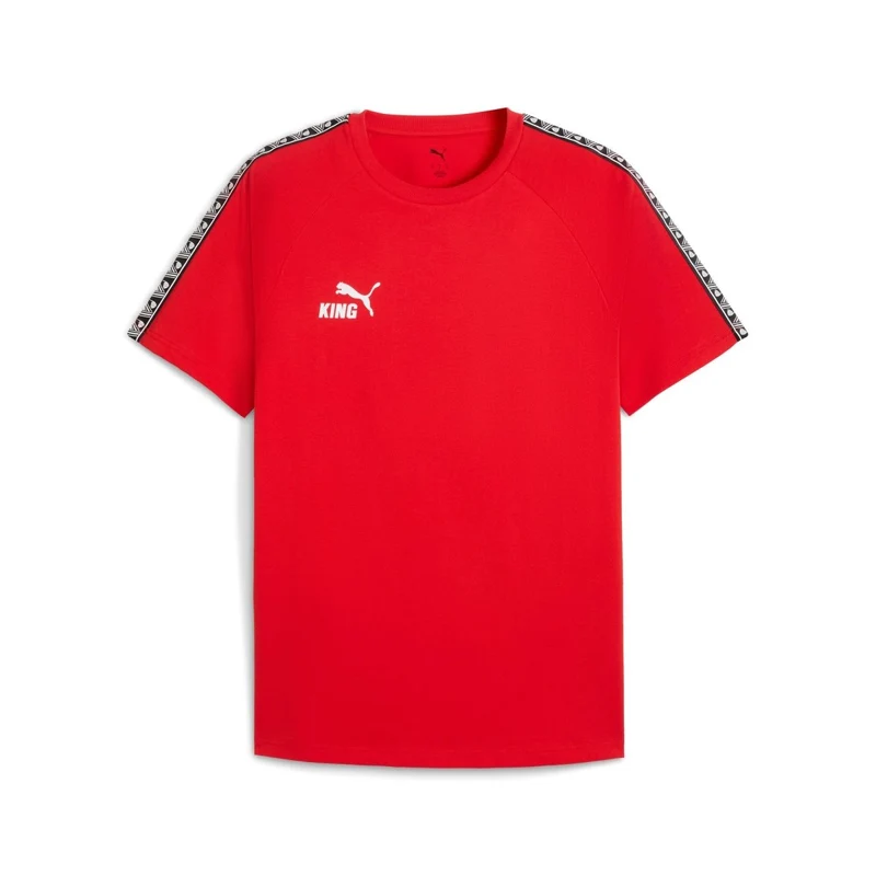 Puma teamKING T-Shirt - Rot/Weiß