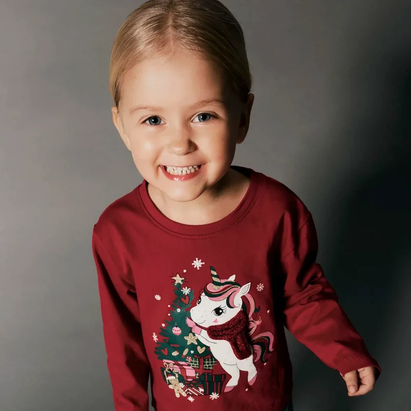 Nmfrepoler Weihnachtsbluse