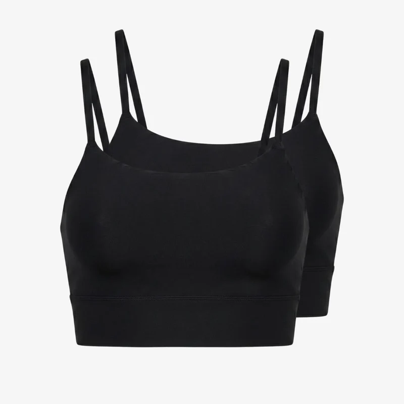 Microfiber Seamless Bralette | Schwarz