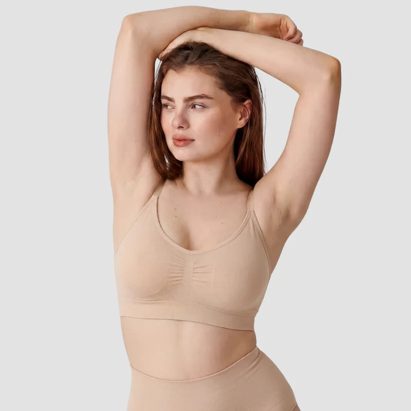Shaping BH mit Spaghettiträgern | Beige