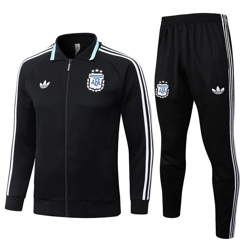 Argentinien Trainingsanzug 26/27 Jacke und Hose Schwarz