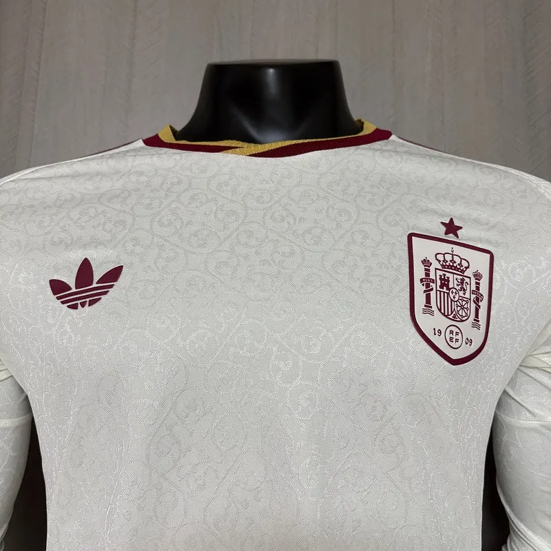 Spanien Auswärtstrikot Langarm 2026/27 Herren Spieler-Version