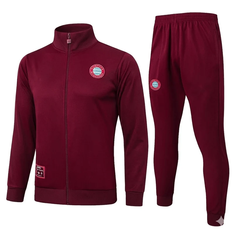 Bayern München Trainingsanzug 25/26 Jacke und Hose Wein
