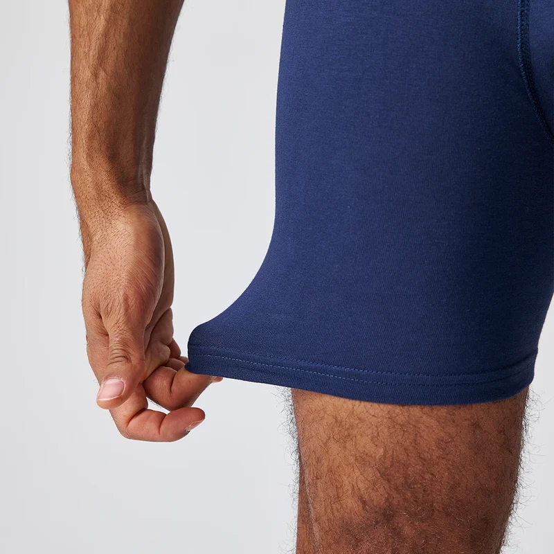 Lange Boxershorts | Mix (Schwarz/Grau/Dunkelblau)